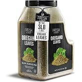 Fresh Finest Oregano Spice 49.38 oz &ndash; Premium Dried Oregano Leaves Bulk, All-Natural, Non-GMO, Gluten-Free, Kosher &ndash; Perfect for Cooking, Seasoning &amp; Garnishing