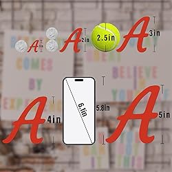 Llewyn 380 Pieces 10 Sheets Letter Stickers,Self