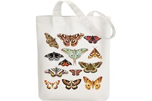 ANATTASOUL Canvas Tote Bag for Women, Large Cloth Shoulder Bags with Zipper Pockets