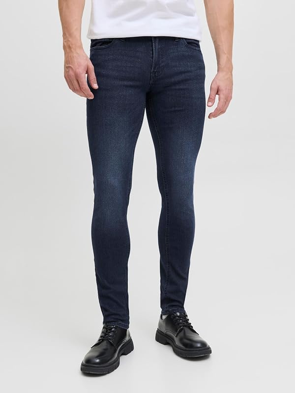 Jjiliam Jjoriginal Agi 004 Noos, Vaqueros skinny Hombre, Azul Denim, 29W / 32L