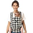 Momcozy Baby Carrier - Ergonomic, Cozy and Lightweight Carrier for 7-44lbs, Effortless to Put On, Ideal for Hands-Free Parenting, Enhanced Lumbar Support, Purehug for Infant to Toddler, Houndstooth