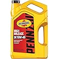 Pennzoil High Mileage 10W-40 Motor Oil, 5 Quart