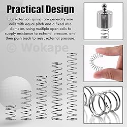Wokape 100Pcs Compression Springs Assortment Kit, 5