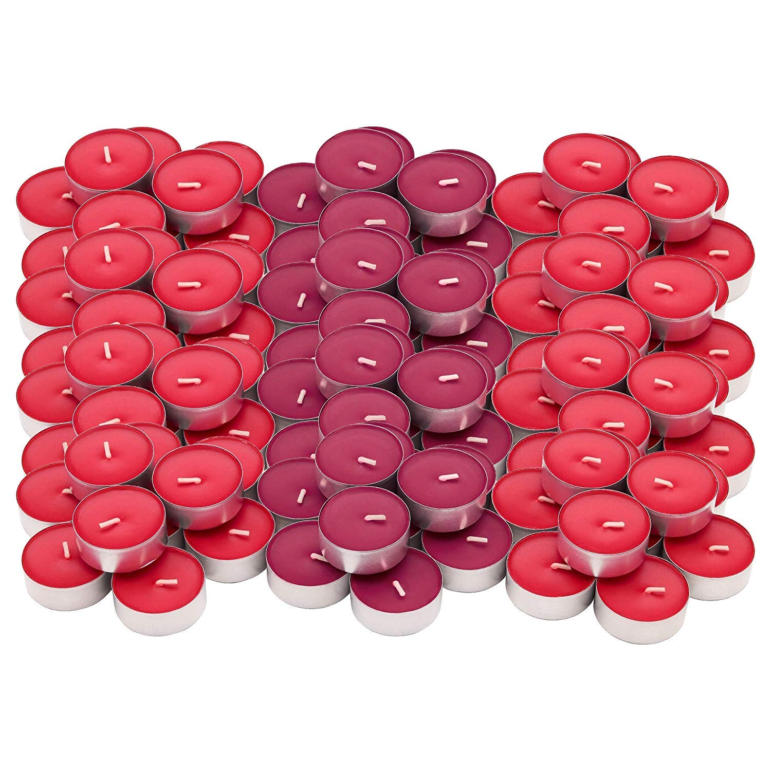 Ikea 8 x Red Garden Berries Scented Tealight Candles - Set of 30