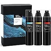 AQUA BLANCE Body Spray For Men, Mens Body Spray, Deodorant For Men Refreshing Fragrance Mist, Pack of 3, Each 3.4 Fl Oz, Tricky Game, Blue, Agiomme