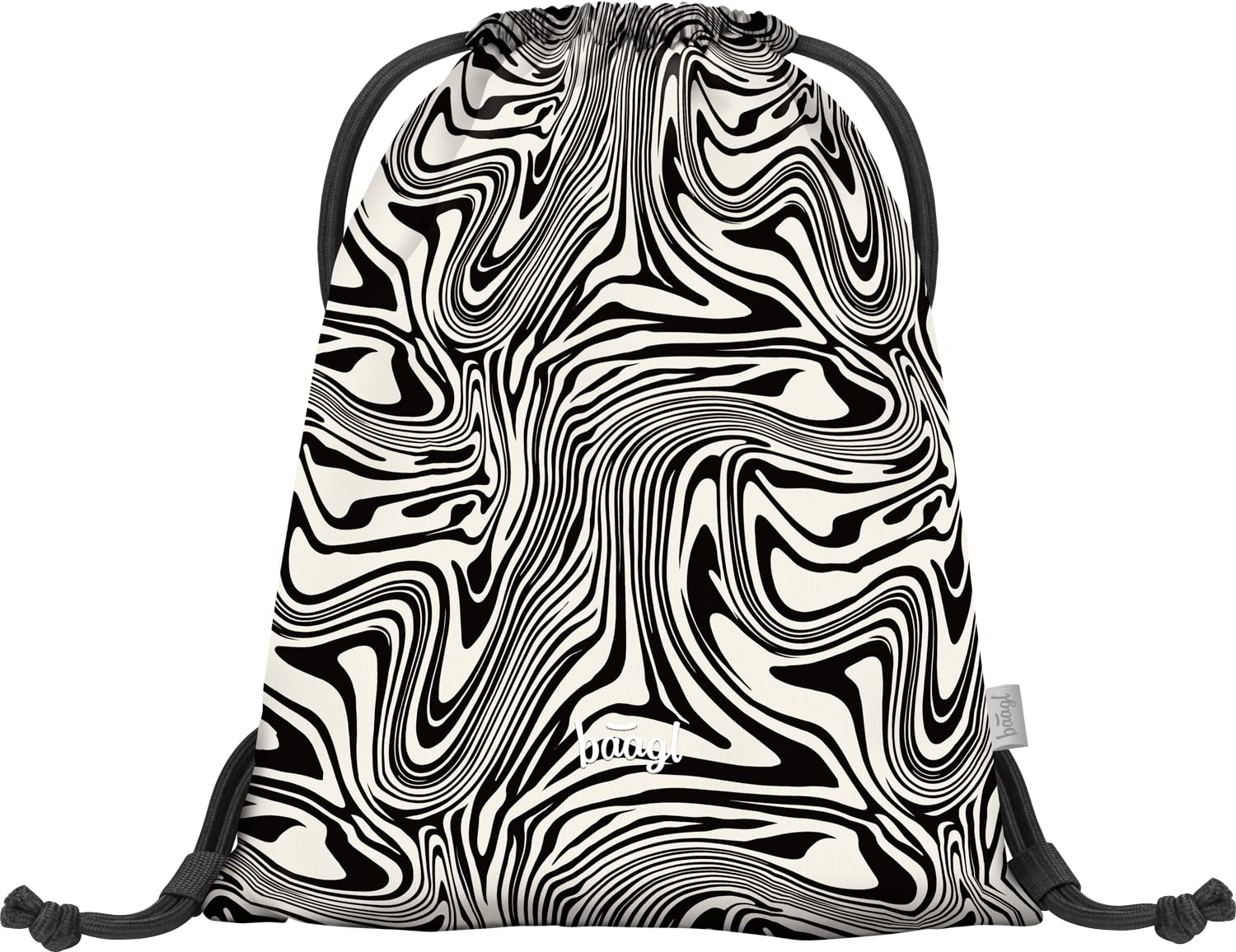 Baagl Drawstring Gym Bag, Mixture String Sackpack For School, Gym, Travel, Swimming, Sports Backpack For Kids