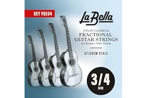 La Bella FG134 Nylon Classical Fractional Guitar String 3/4-30-48