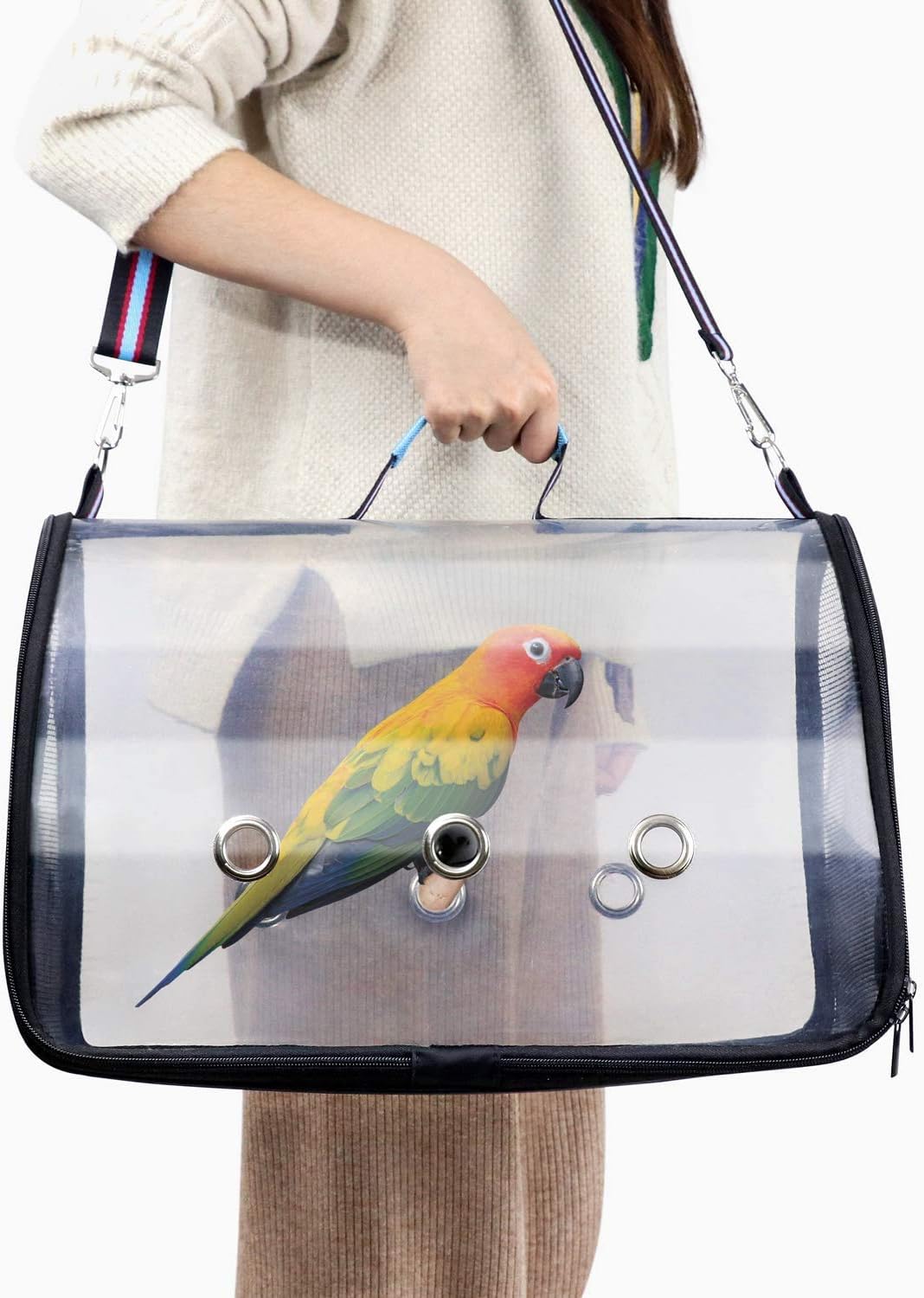 Vercico Lightweight Bird Carrier Bird Carrier Bag Portable Travel Bird