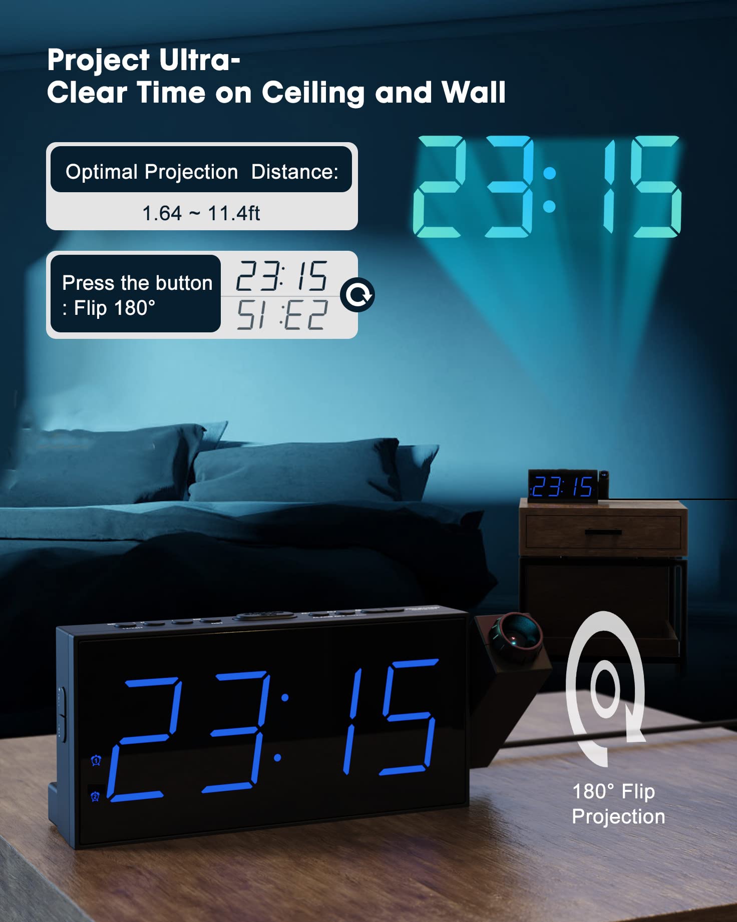 Projection Alarm Clock