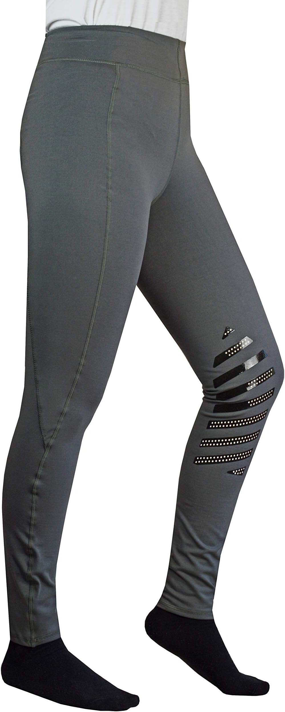 Whitaker Active Equestrian Riding Tights, Leggings, High Waist Horse Riding Breeches with Silicone Knees, Shape Enhancing Stretch Sports Fit