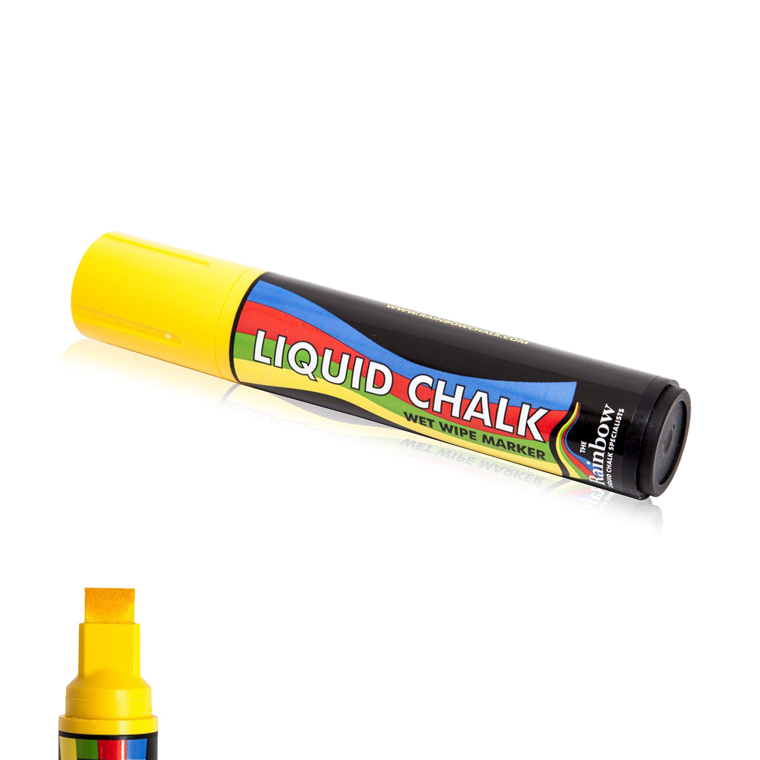 Liquid Chalk Marker Pen Large Yellow - 15mm Nib