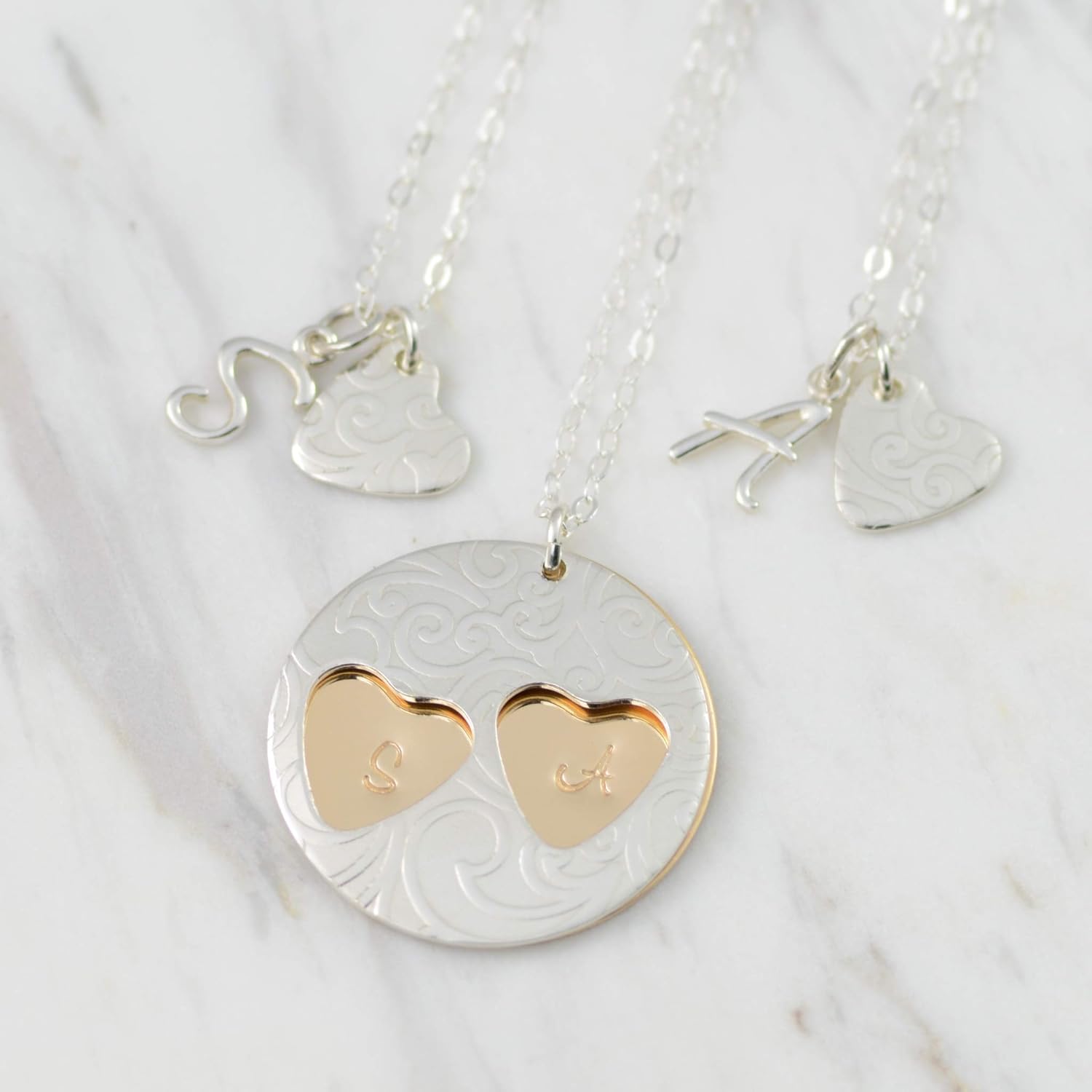 necklace for mother and two daughters