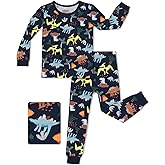 babee Reshinee Bamboo Viscose Toddler Pajamas Boys Girls Baby 12M-8Y Pjs Sets Kids 2pcs Long-Sleeve Snug fit Sleepwear