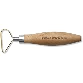 Xiem Tools USA Titanium-Fused Trimming Tools for Pottery and Ceramics (Large Teardrop)