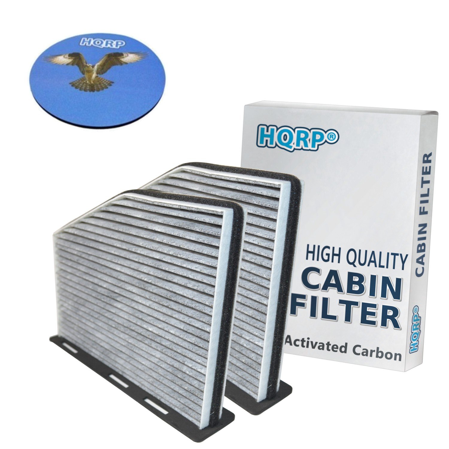 Amazon Com Hqrp 2 Pack Carbon A C Cabin Air Filters For