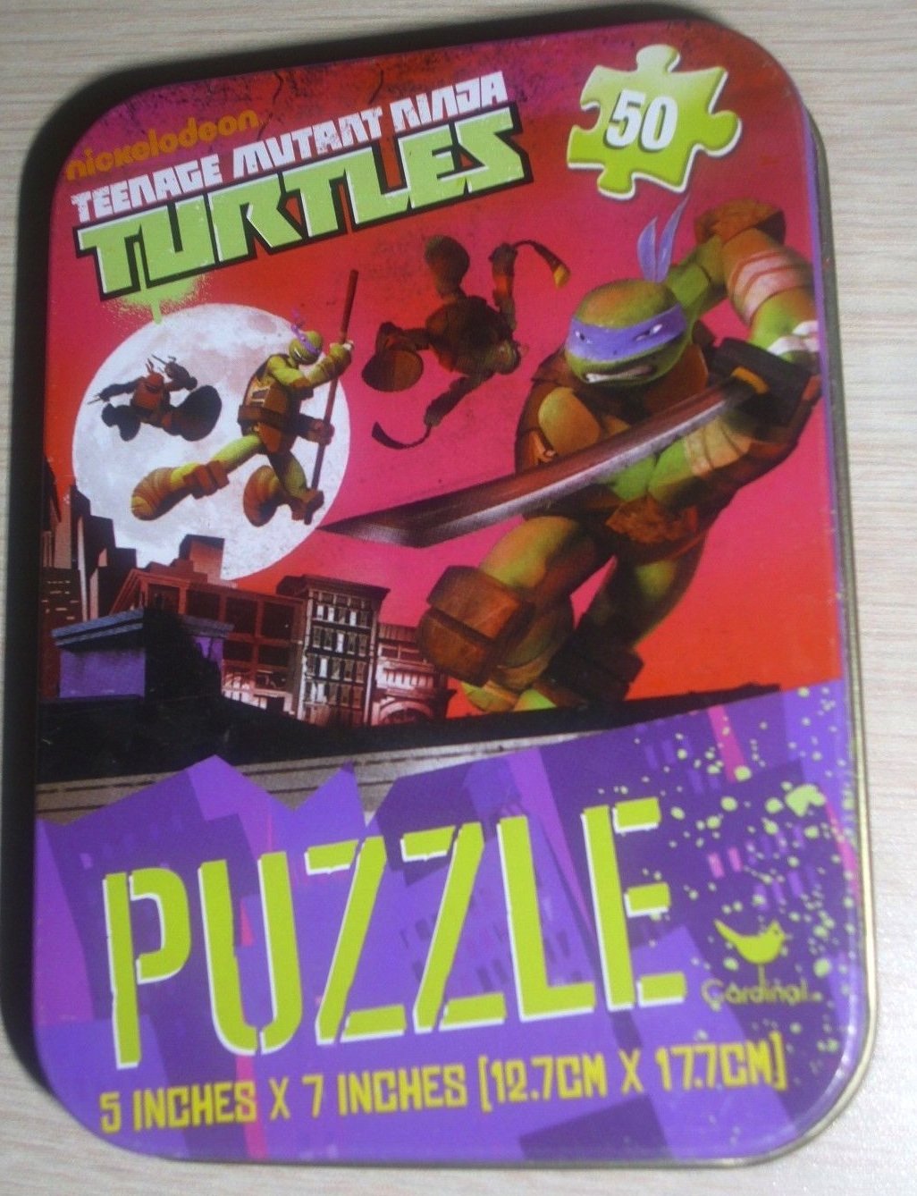 Nickelodeon Teenage Mutant Ninja Turtles 50 Piece Jigsaw Puzzle in Travel Tin