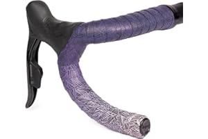 GUEE Attitude Fade Road Bike Handlebar Tape with Shock-Absorbing EVA Foam & Eco-Friendly TPU, Anti-Slip Cycling Bar Tape for Enhanced Grip and a Comfortable Ride (2 Rolls) (Fading Purple)