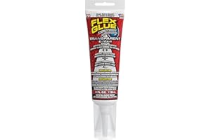 Flex Glue - Waterproof Rubberized Adhesive - Durable, Flexible & Works Underwater - Bond, Seal & Repair Indoor & Outdoor- Ins