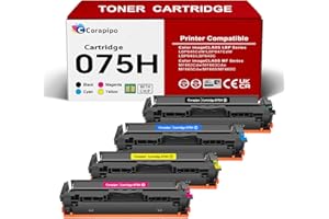 075/075H High Yield Toner Cartridge Set Replacement for Canon 075 / 075H /CRG-075 Toner Compatible with Canon ImageCLASS LBP6