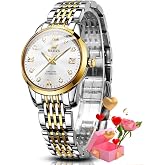 OLEVS Automatic Women Watches Diamond Tourbillon Dress Wrist Watches Moon Phase Waterproof Luminous