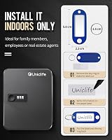 Uniclife 20 Position Key Cabinet with Combination Lock Security Box view 7
