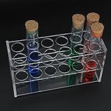 Incontesta Acrylic Test Tube Holder Rack, 2x6 Wells