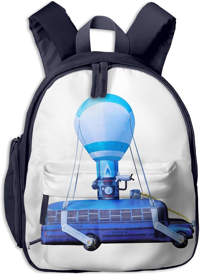 Kids Backpack for Nursery Preschool School Bag,Battle Bus Cool