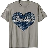 Dallas Heart Texas Gift T-Shirt