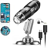 Cainda 4K WiFi Digital Microscope Camera – Handheld For Phones & PC, 3840x2160P, Portable For Adults & Kids