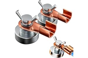BSSYMAY Welding Magnetic Grounding Clamp, 2025 New Magnetic Welding Ground Clamp, Welding Magnets Clamps Tool, Welding Support Clamps Tools for Weldings Cutting (M（3.5 * 3.5cm）, 1PC) (small+big)