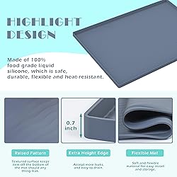 URMONA Waterproof Silicone Under Sink Mat 28'' x