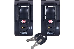 COLORCASE Pelican Replacement TSA Locking Latches, Medium, Black (Set of 2). Fits Select Air Cases.