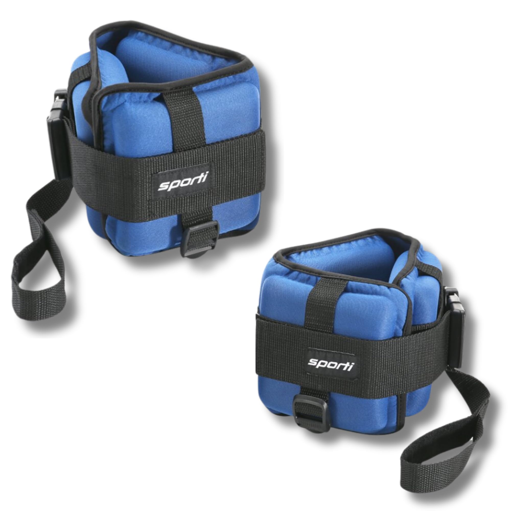 Photo 1 of Sporti Medium Resistance Buoyancy Aqua Cuffs - Blue - Medium