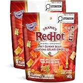 Huer - Frank's RedHot Original Spicy Gummy Bears 2 Pack - Sweet, Spicy, Salty, Fruity Candy - 6 Flavours - A Fiery Twist on C