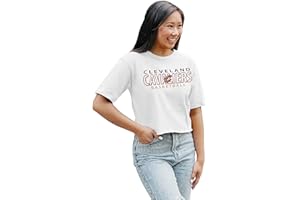Blue 84 Women's NBA Officially Licensed Cropped T-Shirt White