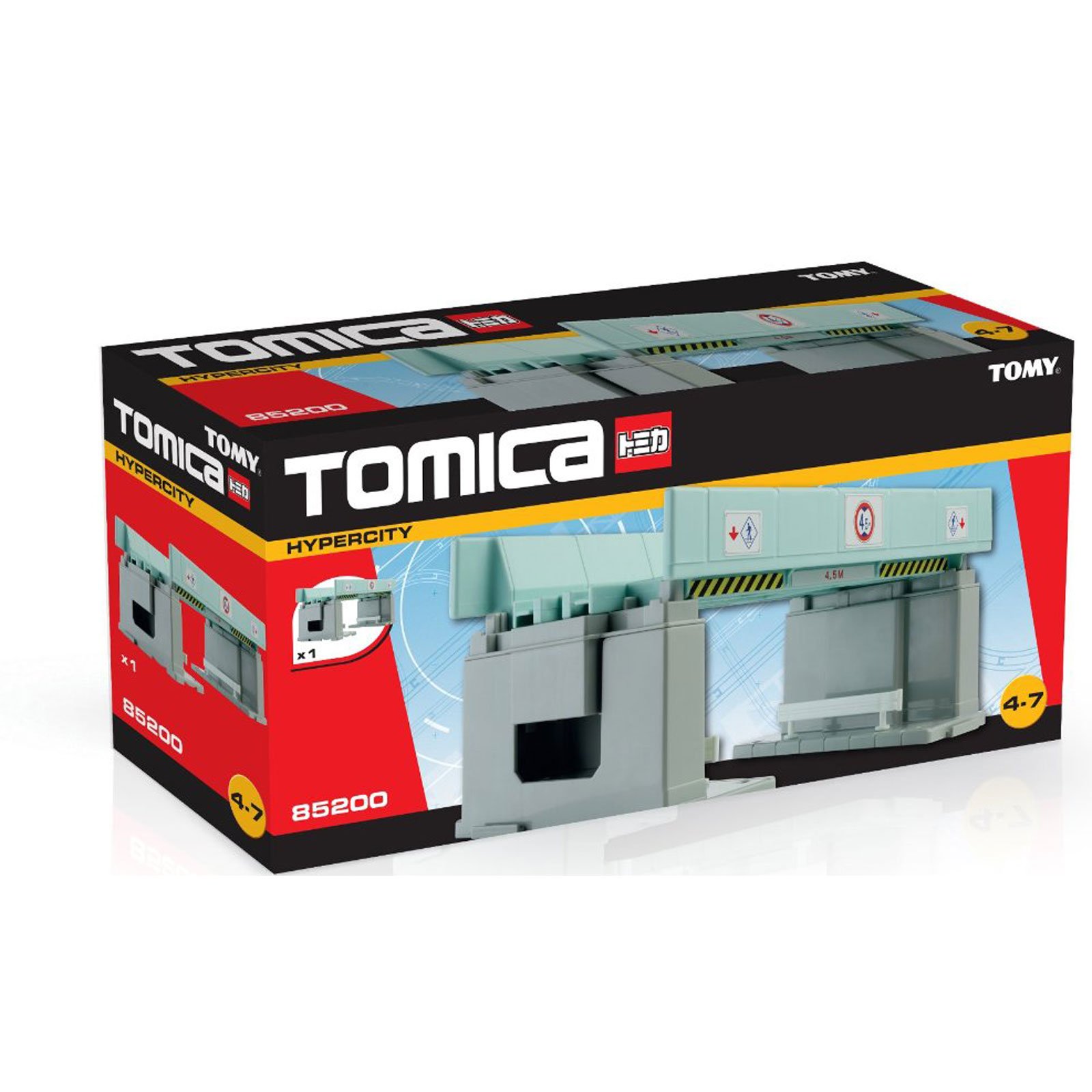 TOMICA 85200 Hypercity Road & Rail OVERHEAD CROSSING BRIDGE