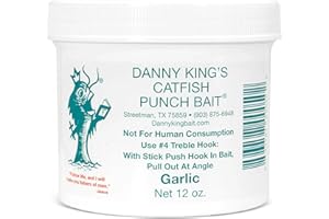 Danny King Catfish Punch Bait | 12oz Tub | Best Catfish Bait