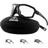 EYEGLAD REV Z87+ Powersports Motorcycle Riding Goggles High Impact Photochromic UV400 Sports Wrap Sunglasses Safety Glasses