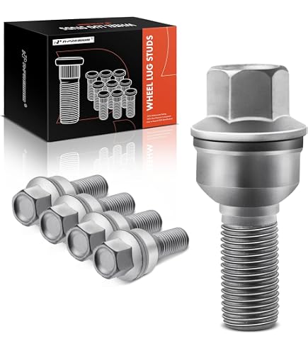 VekAuto M14x1.5 Wheel Lug Bolts - 5 Pack Replacement For Audi A8 Quattro 2011-2020 & Other Audi Models