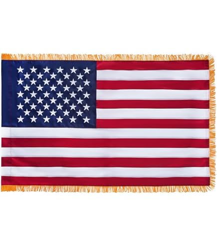 Amazon.com : TOPFLAGS American Flag US Flags with Fringe 4x6 Ft
