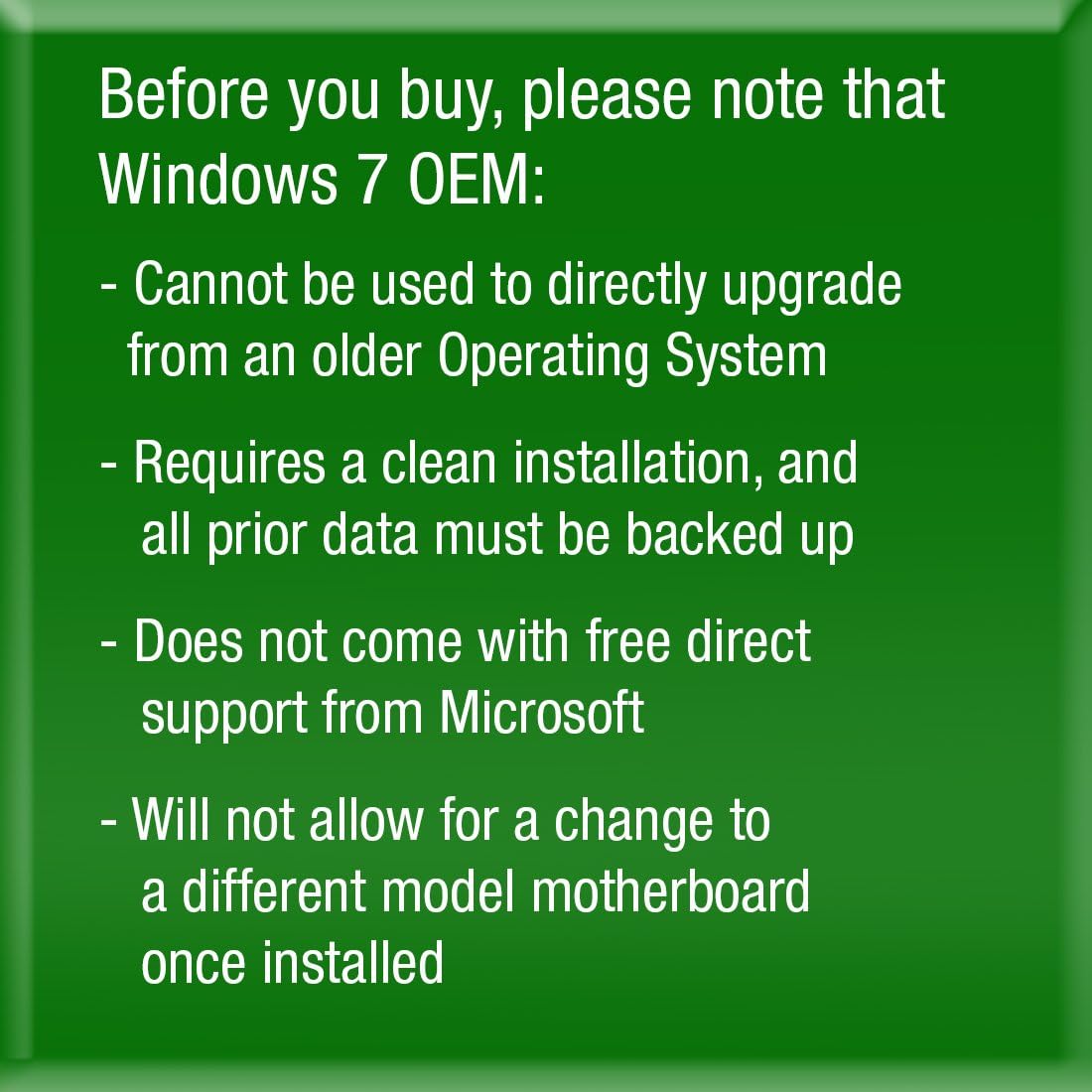 Oem Microsoft Windows 7 Home Premium 64 Bit 1 Pack Service Pack 1 Dsp Oei Lcp Amazon Co Uk Computers Accessories