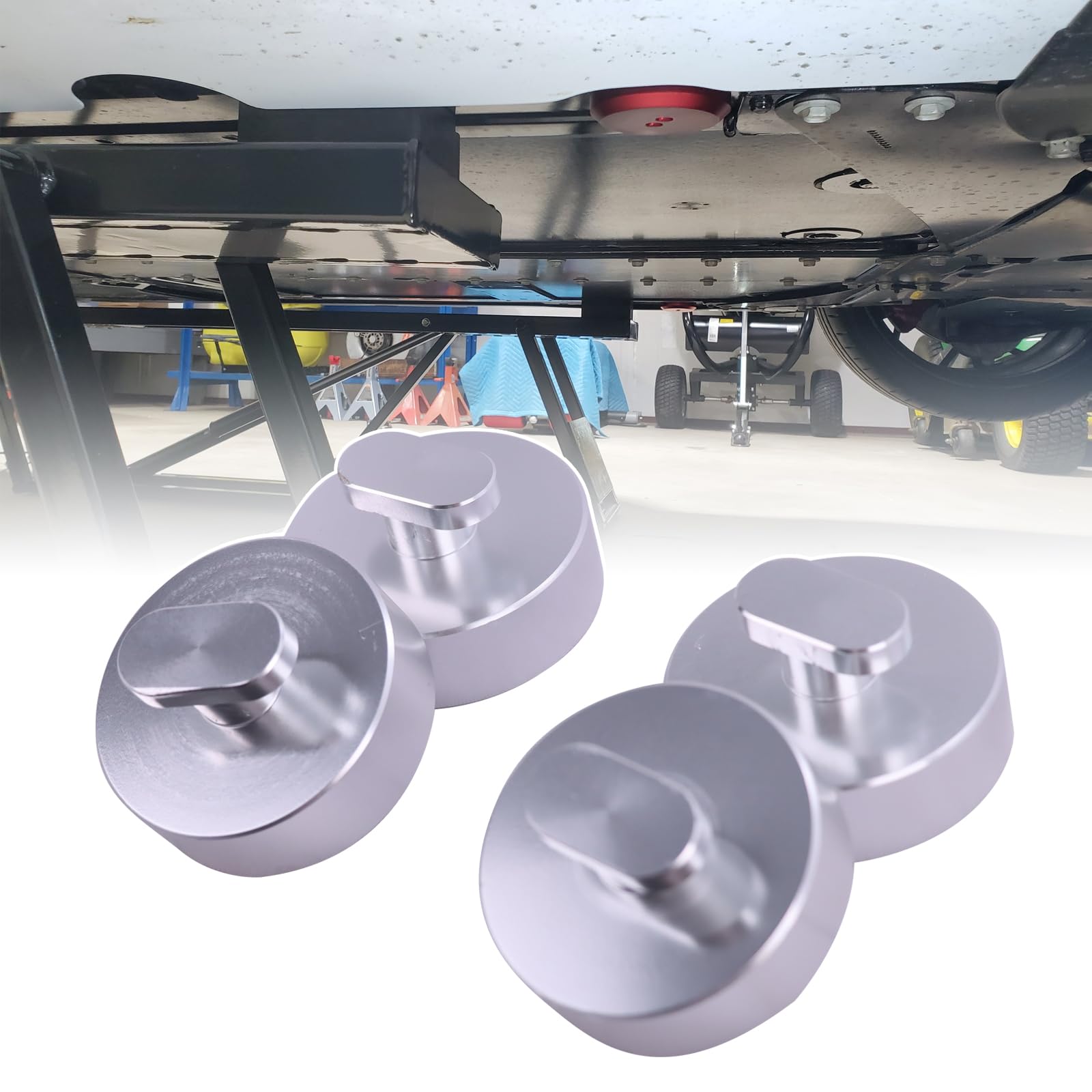 Photo 1 of NUBEHONE C8 Jacking Lift Pad Puck Billet Aluminum 4 Packs Fit for 2020-2025 Corvette C8