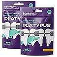 Platypus Orthodontic Flossers for Braces, 40 Count (Pack of 2), Ortho Picks for Adults & Kids, Fits Under Arch Wire, Non-Damaging, Encourage Flossing Habits