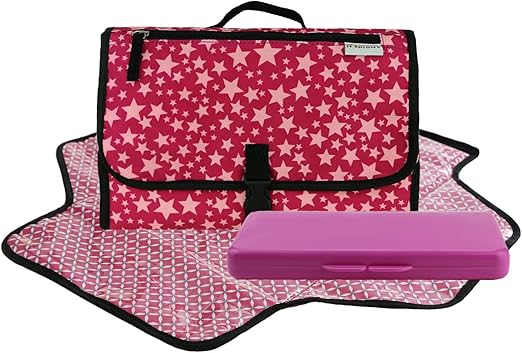 Toweter Cambiador Plegable Impermeable Para Bebe Con Bolsa Para Panales Y Funda Para Toallitas Circle Bebe Cambio De Panales Toweter Cambiador Plegable Impermeable Para Bebe Con Bolsa Para Panales Y Funda Para Toallitas Circle Bebe Cambio De Panales