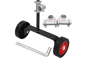 MIAN MU Universal String Trimmer Wheel Attachment – Fits 26mm & 28mm Shafts, Wheels for Weed Eater & Weed Wacker, Easy Support for String Trimmer