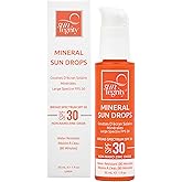 Suntegrity Mineral Sun Drops SPF 30 | Broad Spectrum Zinc Oxide Sunscreen for Face | Vegan, Reef-Safe, Non-Greasy Daily Sun Protection | Fragrance-Free, Lightweight Formula