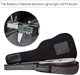 CAHAYA Guitar Case 18mm Padding Deluxe Gig Bag 40 41 42 Inch Grey CY0176 view 3