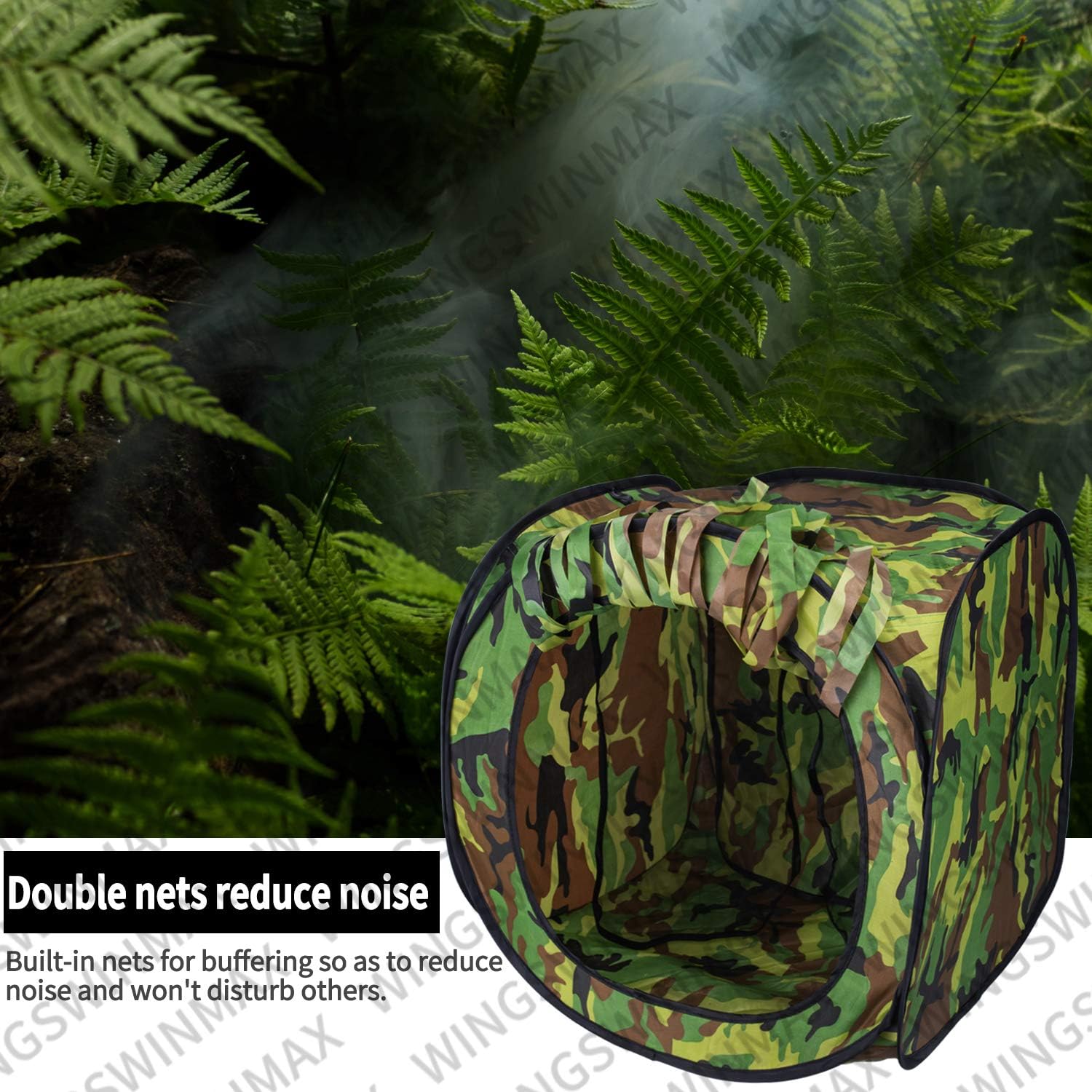wingswinmax Foldable Airsoft Target Tent Trap Slingshot BB Trap Net Auto Pop-up Shooting Target Tent BB Target Holder Case : Sports & Outdoors