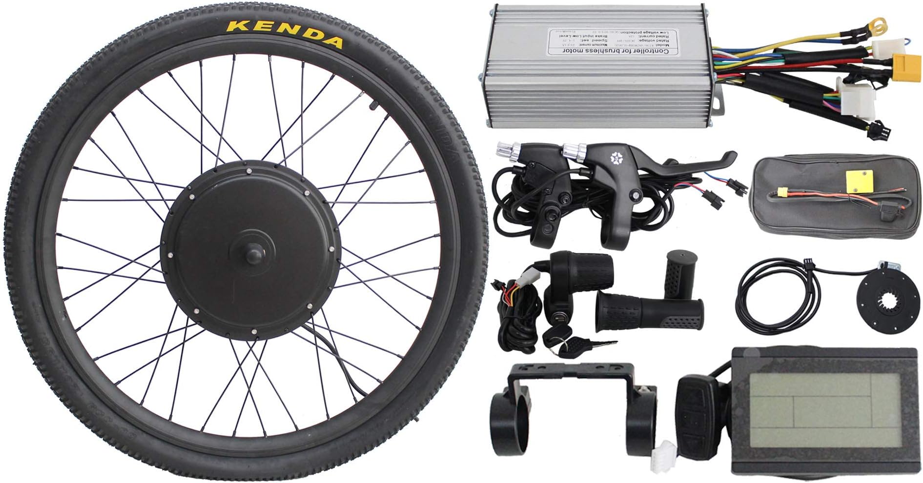 HALLOMOTOR 36V 48V 750W 20" 24" 26" 28" 29er 700C Front Wheel or Rear Wheel ebike Electric Bicycle Conversion Kits