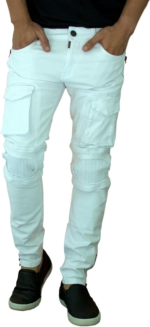 cargo biker jeans